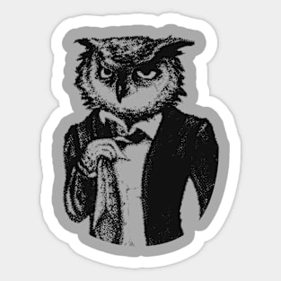 Dr. Hoot Sticker